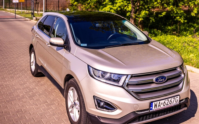 Ford EDGE cena 83000 przebieg: 110000, rok produkcji 2017 z Warszawa małe 154